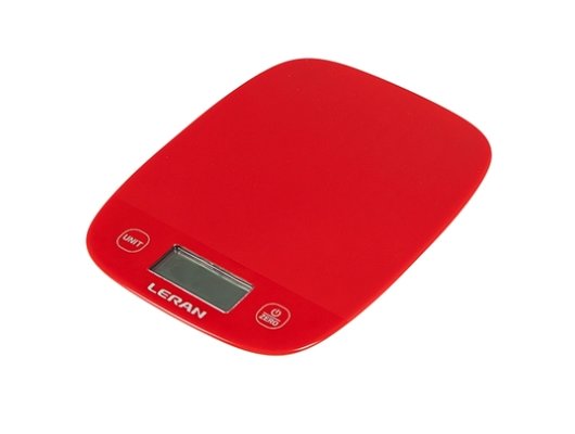 Весы кухонные LERAN EKS SIMPLE LINE RED